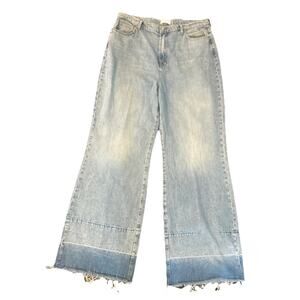 7 For All Mankind Women's Sz 33 Luxe‎ Vintage ultra Hi-rise Jo Wide leg Jeans